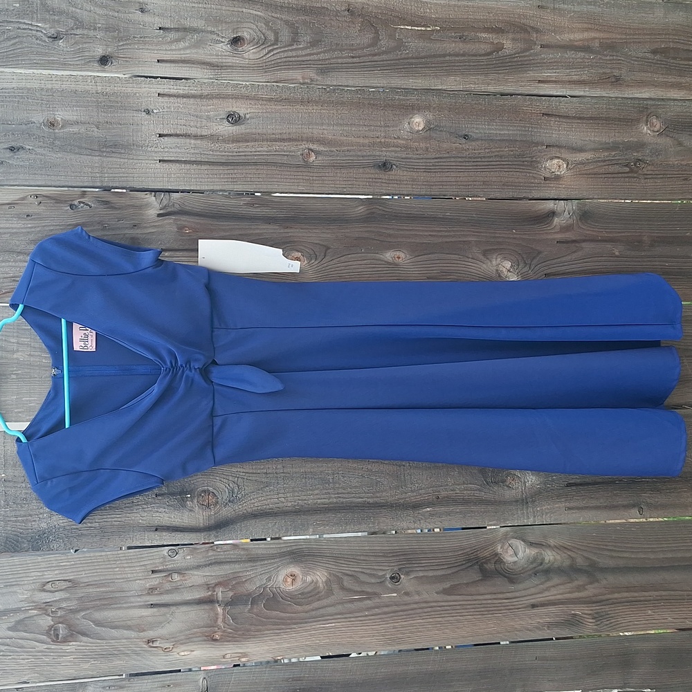 Bettie Page Pin Up Dress Blue Women 6